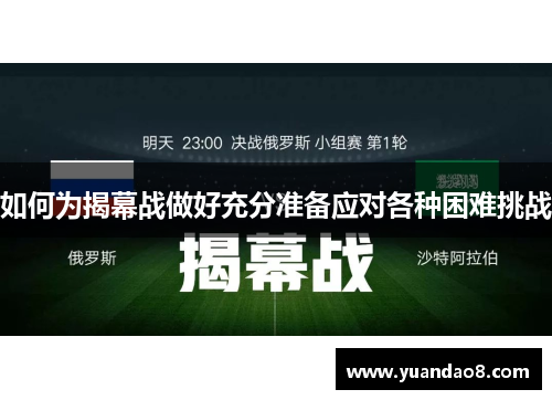 如何为揭幕战做好充分准备应对各种困难挑战